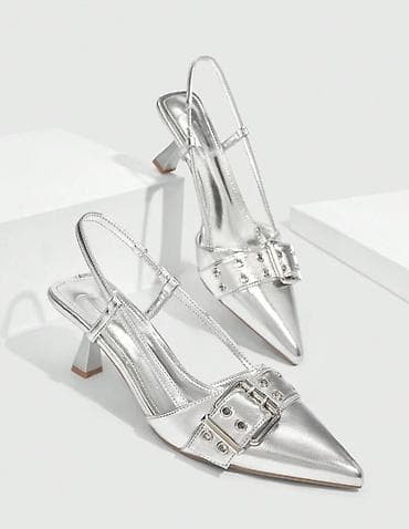 Tuflilər, Ölçü: 36, rəng - Boz, Yeni