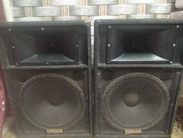 toy aparatı: Б/у Yamaha Колонка, Тип - Для свадьбы, цвет - Черный — 1
