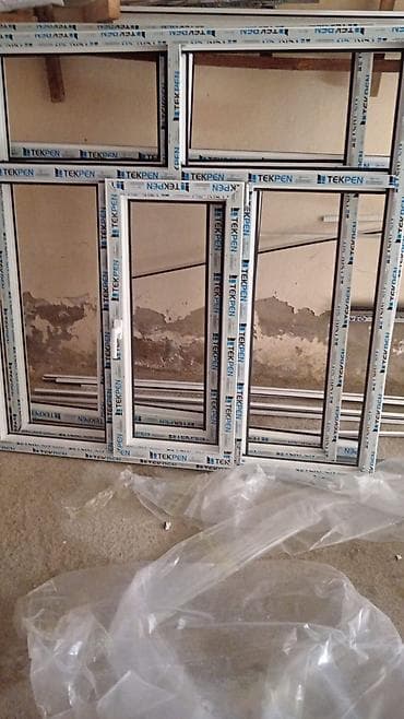 PVC pəncərə çərçivələri – TEKPEN profilli - Material: PVC (plastik)