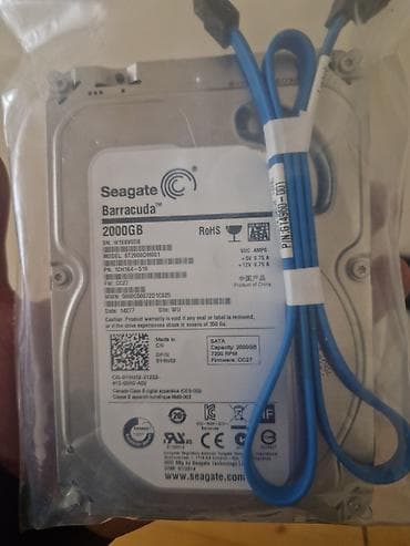 Daxili Sərt disk (HDD) Seagate, 2 TB, 7200 RPM, 3.5"