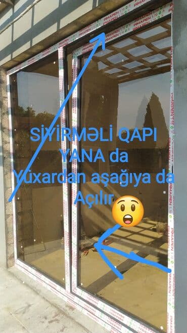 qapılar plastik: Plastik Yana Sürüşən Qapı və pəncərələr — 4
