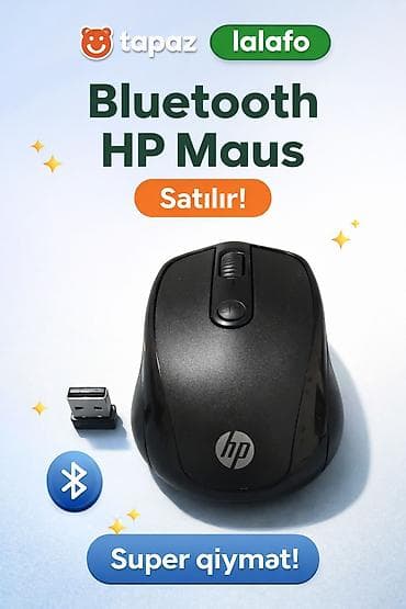 maus pad: HP Bluetooth Maus - Brend: HP - Bağlantı: Bluetooth - USB nano — 1