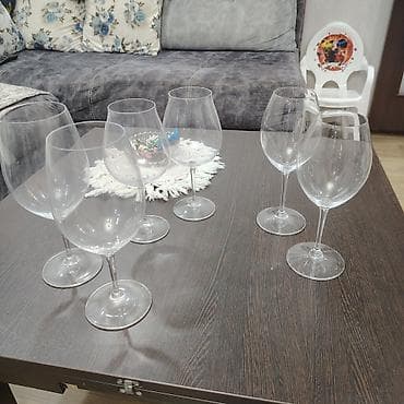 plastmas qablar: Qədəhlər, rəng - Çəhrayı, Şüşə — 4