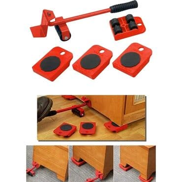 Tikinti daşları: Məhsul təsviri Metropolhome Təkərli Mebel Ağ Əşyaların Daşıma Aparatı — 3