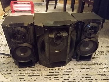 dinamik: Panasonic ev audio sistemi – DVD receiver və 3 ədəd akustik kolonka — 2