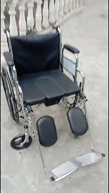 Инвалидные коляски: Tualetli əlil arabası - Universal manual tip: böyük arxa təkərlər və — 1