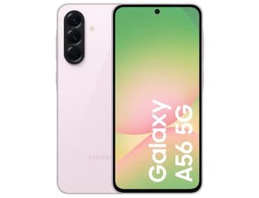 samsung a05: Samsung Galaxy A56, 256 ГБ, цвет - Розовый, Гарантия, Сенсорный, Отпечаток пальца — 1