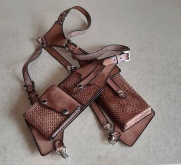 детская кобура на пояс: Əl işi Dəri çiyin telefon kaburası, Qobur çantası, Kommunal jilet — 12