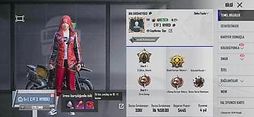 PUBG Mobile hesabı – zəngin kolleksiya və yüksək səviyyəli profil -