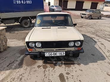 VAZ 2106 sedan - Kuzov: 4 qapılı sedan, bej rəng - Nömrə nişanı