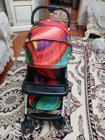 Манежи: Uşaq arabası – yığcam və yüngül “stroller” tipli model — 1