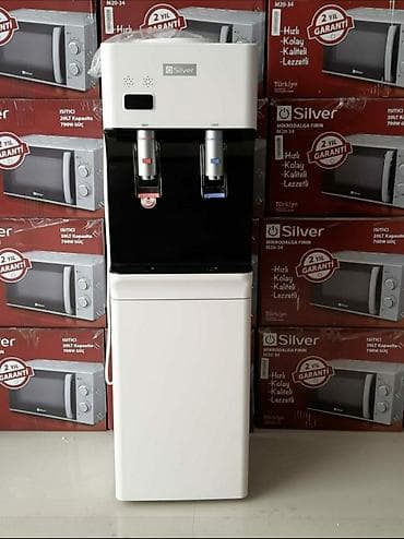 Dispenser su kuleri Silver Yeni model Türk markasi Isti ve soyuq su