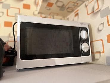 metbex qaz peci: Mikrodalğalı soba Sinbo, Ayrıca dayanan, Mikrodalğalar ilə, rəng - Ağ, Yeni — 1