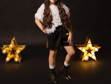 Şort, Qız üçün, 5 - 6 yaş, İşlənmiş