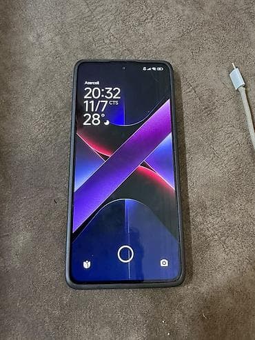 iphone s5 mini: Poco X7 Pro, 256 GB, rəng - Sarı, Barmaq izi — 1