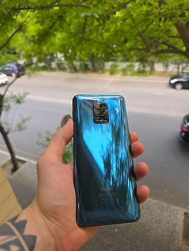 iphone pro max: Redmi Note 9 Pro, 128 GB, rəng - Göy, Barmaq izi, Face ID, Sensor — 2
