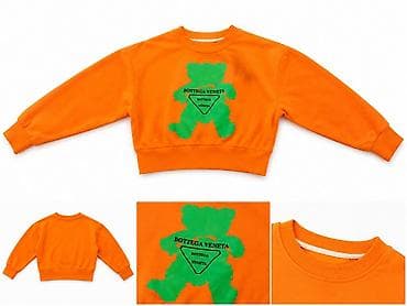 - Narıncı rəngli qısa kəsimli sweatshirt - Ön hissədə yaşıl ayı lalafo.az -da - Narıncı rəngli qısa kəsimli sweatshirt - Ön hissədə yaşıl ayı