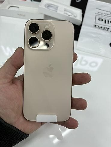 IPhone 16 Pro, 128 GB, Qızılı, Face ID