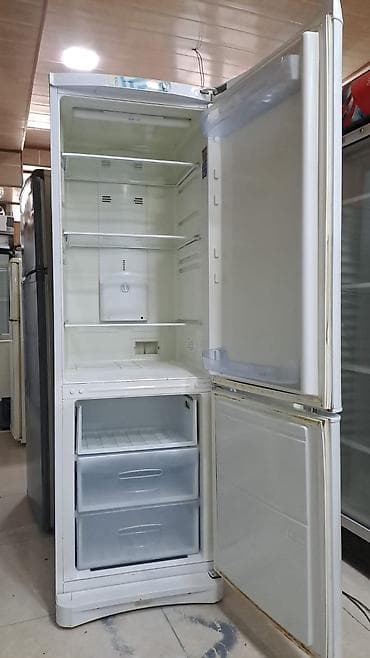 lalafo soyuducular: 2 qapılı Indesit Soyuducu Satılır, rəng - Boz — 4