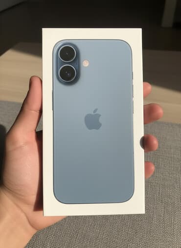 IPhone 16, 128 GB, Göy
