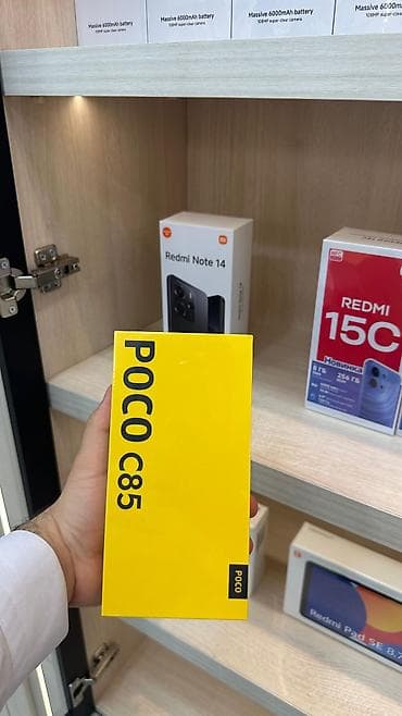 Poco C85, 256 GB, rəng - Qara, Barmaq izi lalafo.az -da Poco C85, 256 GB, rəng - Qara, Barmaq izi