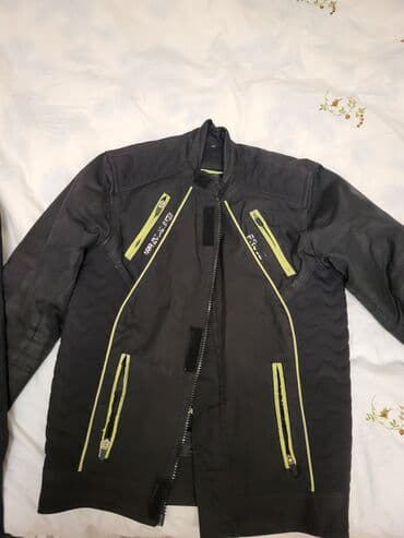 Motosiklet geyim dəsti - Dəst tərkibi: - Qara dəri motosiklet