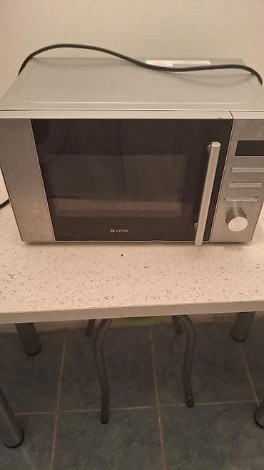 Mikrodalğalı soba Vitek, Ayrıca dayanan, Mikrodalğalar ilə, rəng - Gümüşü