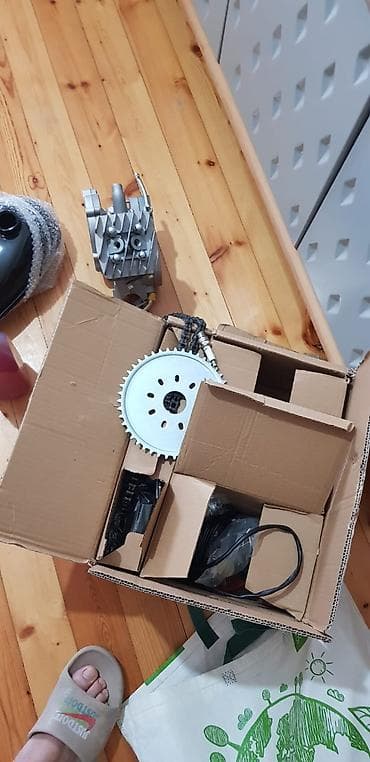 moto bot: Moped/velosiped üçün benzin mühərriki dəsti – LD80 (iki dövrlü) — 5