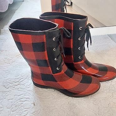 ayaggabı: Ölçü: 40, rəng - Qırmızı, İşlənmiş — 1