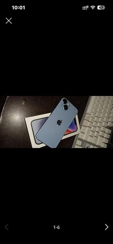 IPhone 14, 128 GB, Mavi