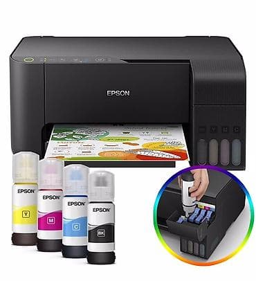işlənmiş printerlər: Epson EcoTank L3151 çoxfunksiyalı printer/skaner/kopyalayıcı - Çap — 1