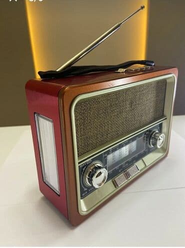 fləşkart qiymətləri: Nostalji görünüşlü səs gücləndirici Fm radio Bluetooth USB flashkart — 9