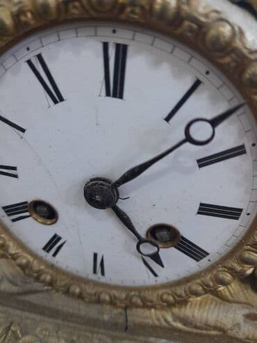 qizil onluq qiymeti 2022: Antiq Fransiz saat mexanik yunqül temir lazimdir — 3