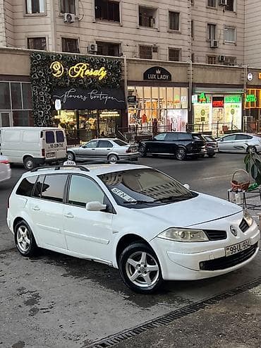 reno kangoo: Renault Mégane Grandtour (aile universal), ağ rəng - Kuzov: universal — 6