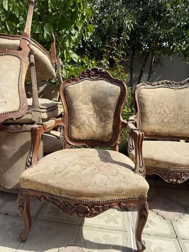 резные ножки для мебели: Б/у, Классический диван, Диван — 1