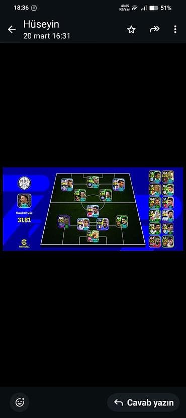 EFootball hesabı – güclü komanda və zəngin heyət - Oyun: eFootball lalafo.az -da EFootball hesabı – güclü komanda və zəngin heyət - Oyun: eFootball