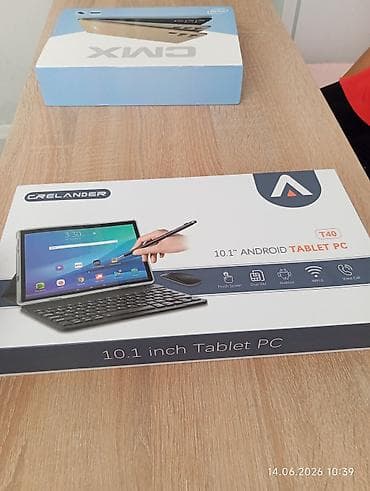 planset ucuz: CRELANDER T40 10.1" Android Tablet PC Xüsusiyyətlər: - 10.1 düym — 5