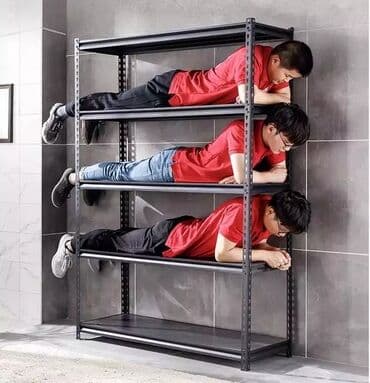 dəmir şkaflar: Metal rəf Anbar saxlama rəfi supermarket rəfi dəmir rəf polad künc — 3