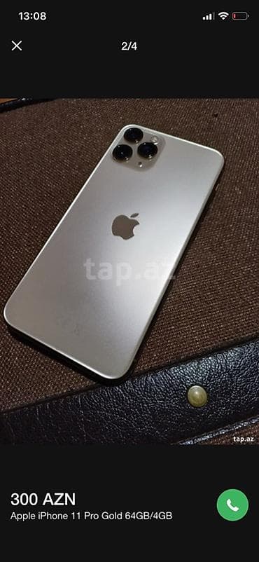 ipad 14 pro: IPhone 11 Pro, 64 GB, Qızılı — 2