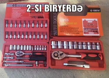 usta alet cantasi: Açar dəsti 2 si bir yərdə — 1