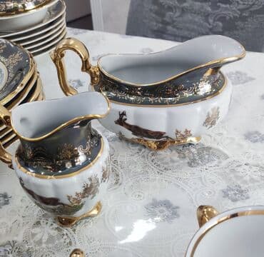 original cobalt: Nahar dəsti, rəng - Yaşıl, 6 nəfərlik, Çexiya — 5