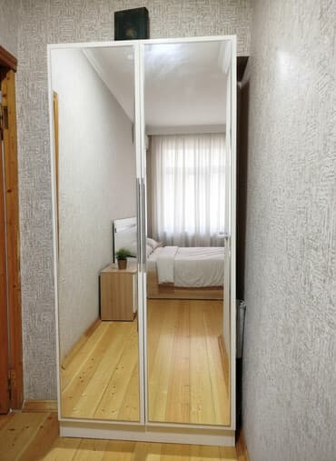 paltar asmaq ucun: İşlənmiş, Açılan, 2 qapılı Düz dolab, Qarderob, paltar dolabı, Azərbaycan — 2