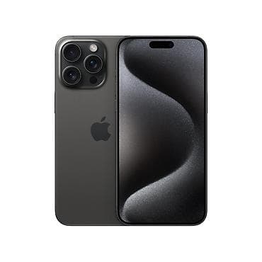 IPhone 15 Pro Max, 256 GB, Black Titanium, Face ID, Sənədlərlə