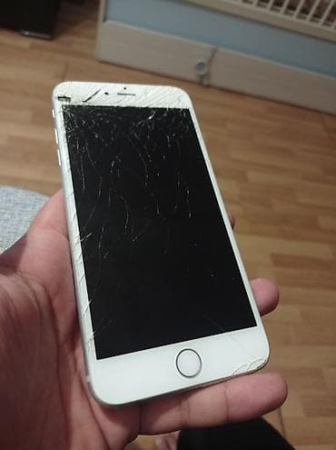 iphone 6s plus plata: IPhone 6 Plus, 32 GB, Gümüşü, Qırıq — 1
