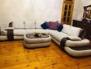 bendir: Künc divan dəsti – müasir klassik dizayn - L‑şəkilli geniş künc — 4