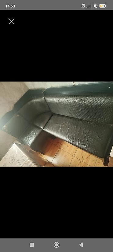 Künc divan, Açılmayan, Süni dəri