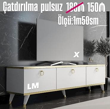 kitab refi: Yeni, Düz TV altlığı, Polkalı, Laminat, Azərbaycan — 1