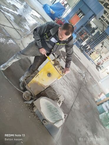 qapi ustu asmalar: #Betonkesme #betondeşmə Beton kubik kərpic - dən kəsim deşim — 12