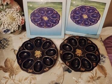 keks qabları: Nahar dəsti, rəng - Bej, Farfor, SSRİ — 4