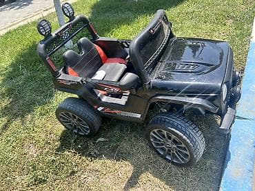 pive seti: Uşaq elektrik maşını – off-road tipli jeep dizaynı - Rəng: qara — 2